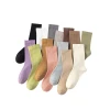 One-piece consignment of popular spring and summer women's socks, solid color pile socks, Morandi postpartum socks, boneless cotton socks, and mid-calf women's socks Item Picture